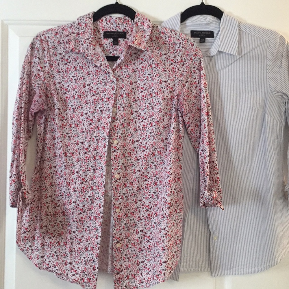 Two banana republic blouses!